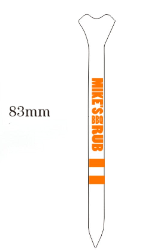 Plastic Golf tees Mike's BBQ Rub