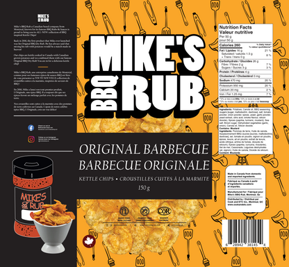 Kettle Chips Original Barbecue Mike's BBQ Rub
