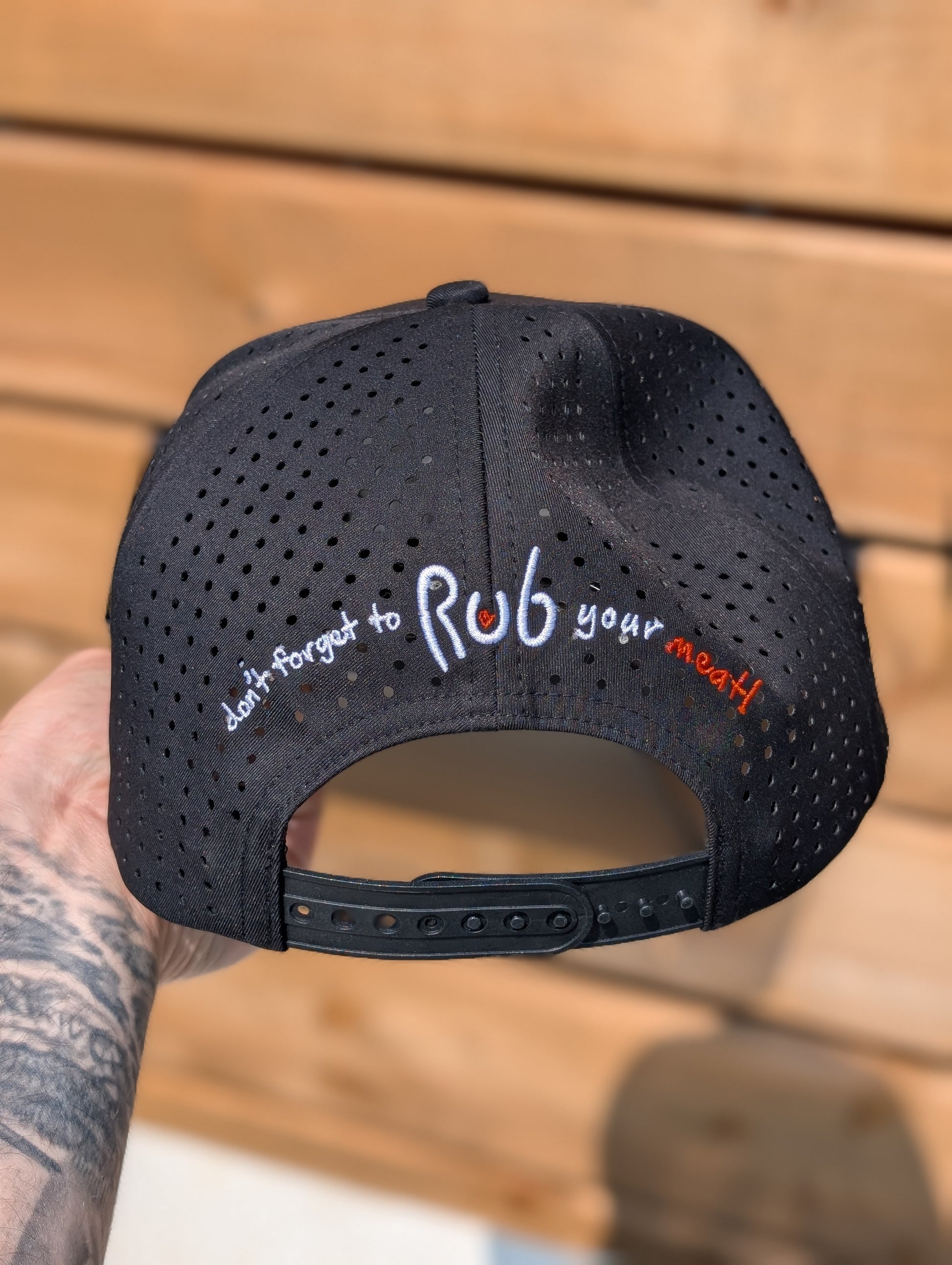 Limited edition golf rope hat worn