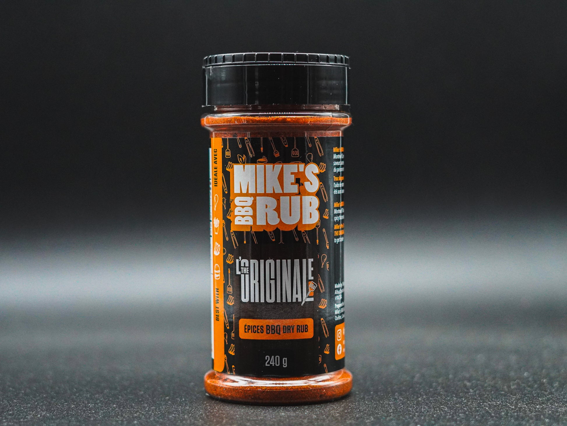 Mike’s Original BBQ Rub bottle